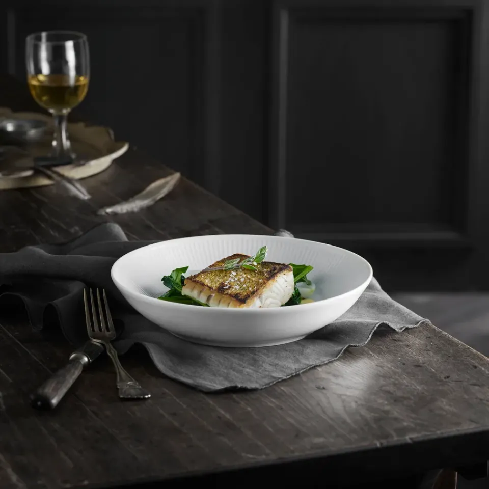 New Pillivuyt Plissé pasta plate Ø 20cm, White