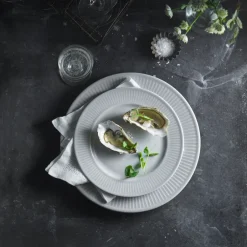 Pillivuyt Plissé plate Ø 28 cm, White
