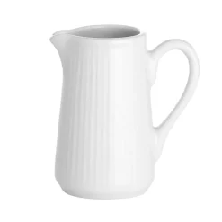 Milk Jugs^Pillivuyt Plissé pot 13 cl, White