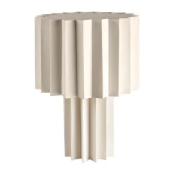 Children's Lamps^Örsjö Belysning Plissé table lamp textile, White
