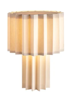 Children's Lamps^Örsjö Belysning Plissé table lamp textile, White