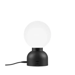 Desk Lamps^Ateljé Lyktan Pluggie table lamp, , opal glass Black