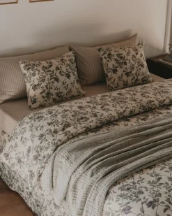 Duvet Covers^Garbo&Friends Plum Muslin duvet cover double, 240x220 cm Beige