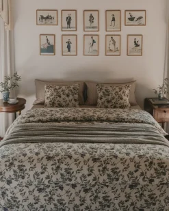 Duvet Covers^Garbo&Friends Plum Muslin duvet cover double, 240x220 cm Beige