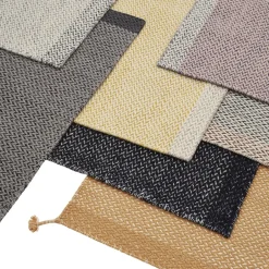 Outlet Muuto Ply wool rug 80x200 cm, Black- White