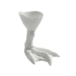 Egg Cups^Serax Poaking Duck Foot egg cup, White