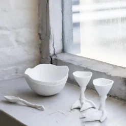Egg Cups^Serax Poaking Duck Foot egg cup, White