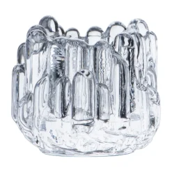 Best Kosta Boda Polar candle holder 86 mm, Clear Transparent