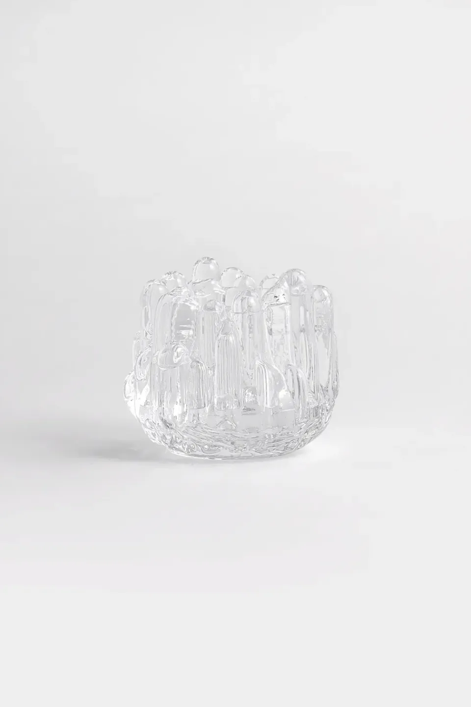 Best Kosta Boda Polar candle holder 86 mm, Clear Transparent