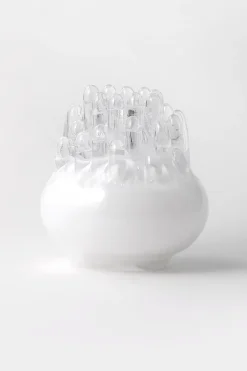 Sale Kosta Boda Polar candle holder 330 mm, White