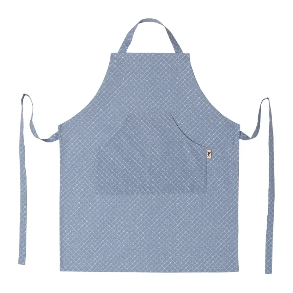 Aprons^Almedahls Polka dot apron, Blue