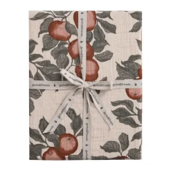 Sale Garbo&Friends Pomme Muslin fitted sheet, 60x120x20 cm Red