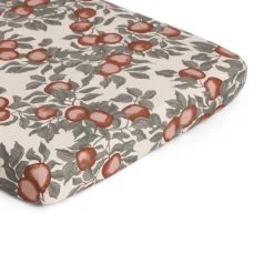 Sale Garbo&Friends Pomme Muslin fitted sheet, 60x120x20 cm Red