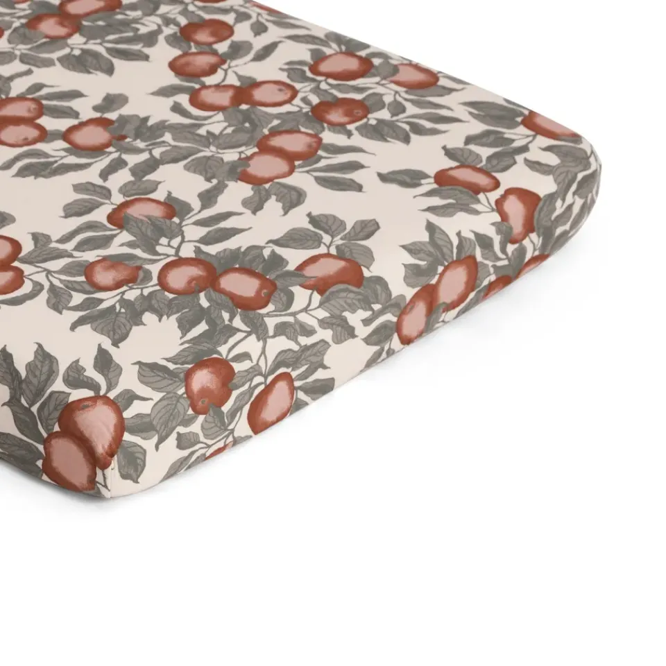 Sale Garbo&Friends Pomme Muslin fitted sheet, 60x120x20 cm Red
