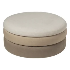Sitting Poufs^Broste Copenhagen Pond pouffe 30 cm, shades Beige