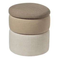 Discount Broste Copenhagen Pond pouffe 42 cm, shades Beige