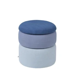 Sitting Poufs^Broste Copenhagen Pond pouffe 42 cm, shades Blue