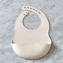 Bibs^Jack o Juno Poppy bib, Cream Beige