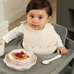 Bibs^Jack o Juno Poppy bib, Cream Beige