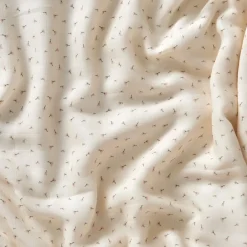 Hot Jack o Juno Poppy muslin blanket 120x120 cm, Poppy in Bloom White