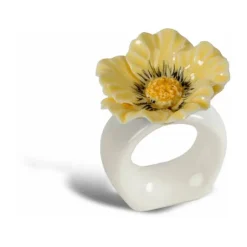 Discount Byon Poppy napkin ring 2-pack, Beige