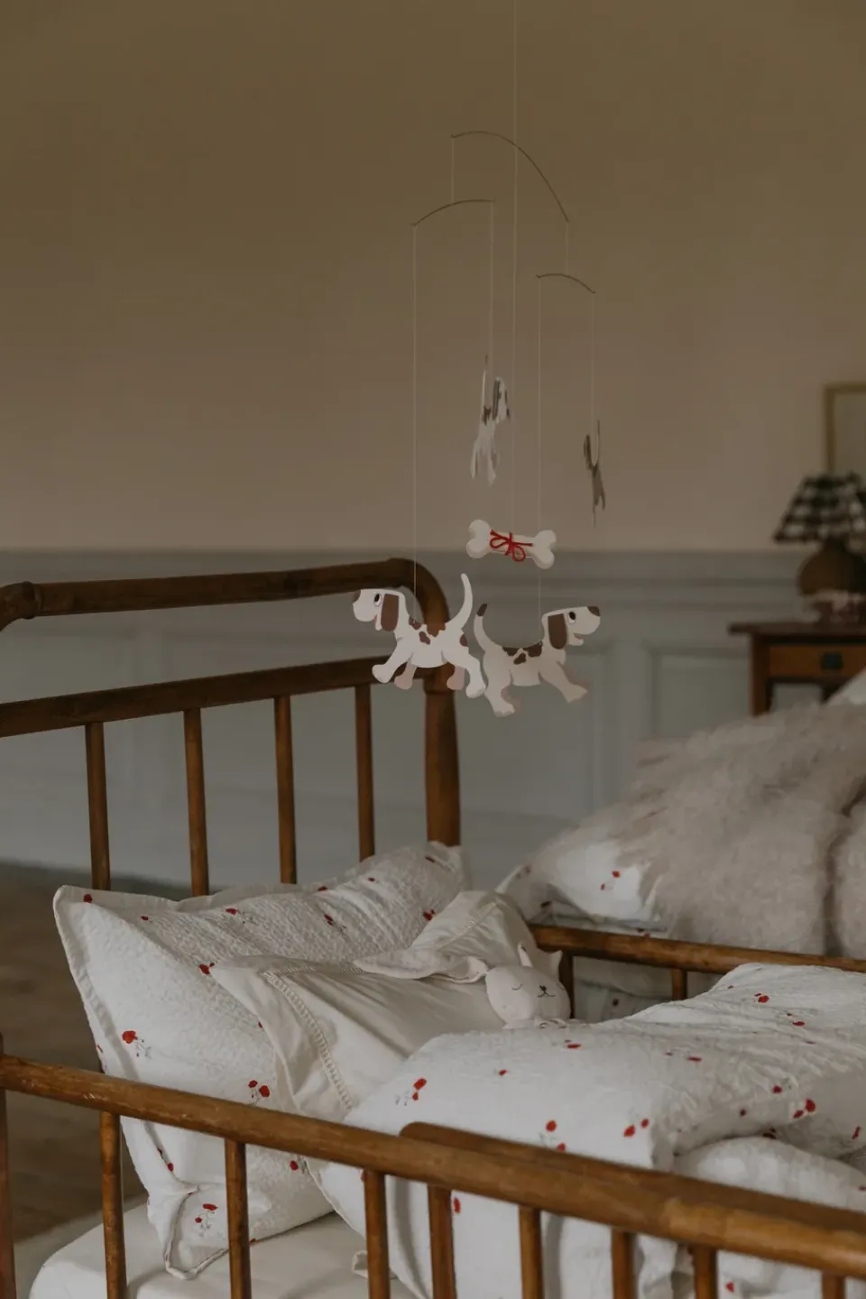Clearance Garbo&Friends Poppy Seersucker junior bedding set, 100x130 cm/35x55 cm Red