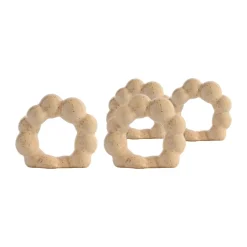 Napkin Rings & Holders^Byon Porto napkin ring 4-pack, Beige