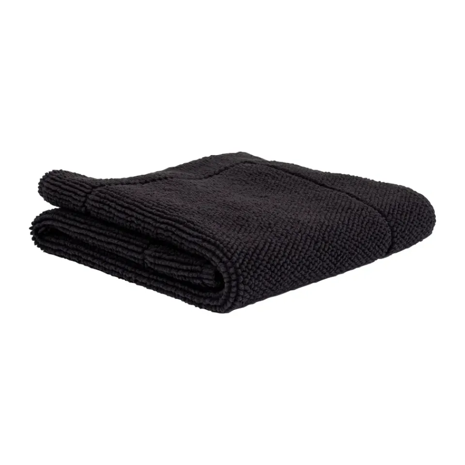 New Mille Notti Portofino bathroom rug , Anthracite, 60x90 cm Grey
