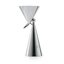 New Tom Dixon Pose Portable LED table lamp, Silver Silver-coloured
