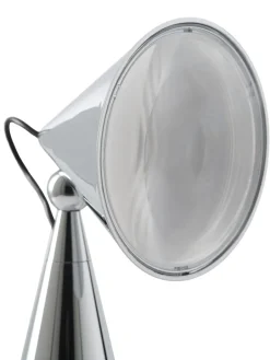 New Tom Dixon Pose Portable LED table lamp, Silver Silver-coloured