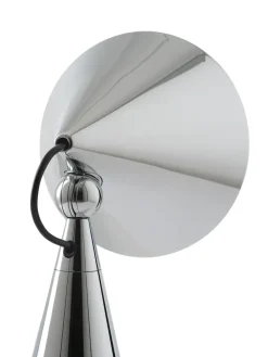 New Tom Dixon Pose Portable LED table lamp, Silver Silver-coloured