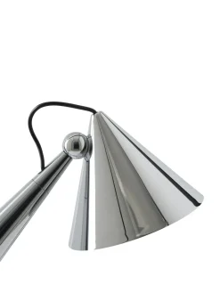 New Tom Dixon Pose Portable LED table lamp, Silver Silver-coloured