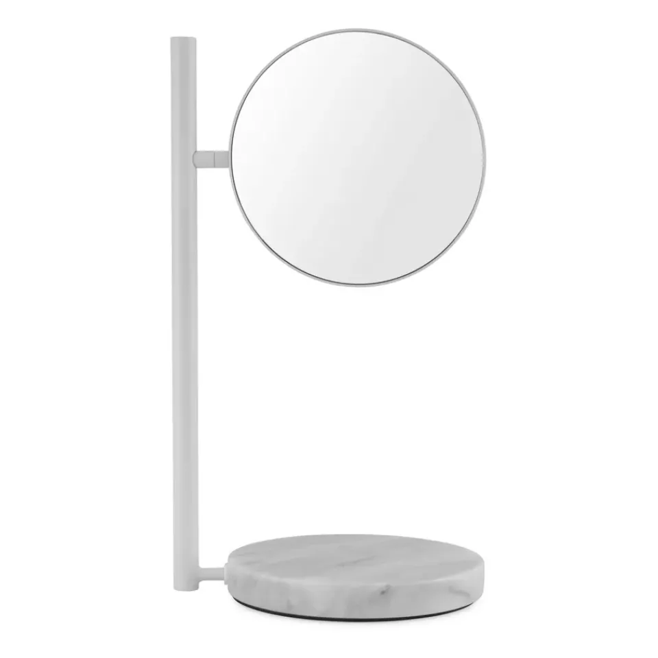 Table Mirrors^Normann Copenhagen Pose table mirror double-sided, White