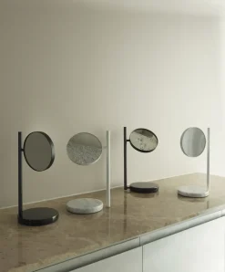 Table Mirrors^Normann Copenhagen Pose table mirror double-sided, White