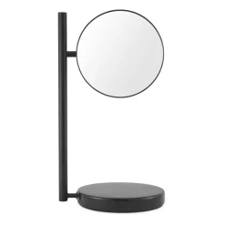 Online Normann Copenhagen Pose table mirror double-sided, Black