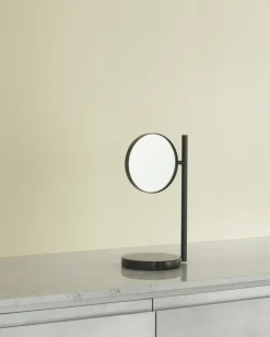 Online Normann Copenhagen Pose table mirror double-sided, Black