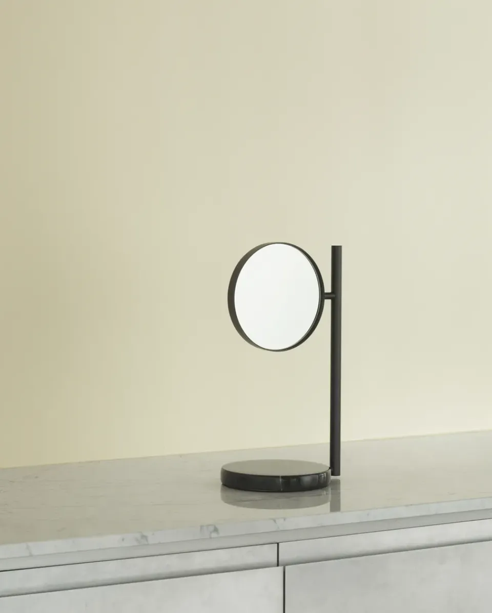 Online Normann Copenhagen Pose table mirror double-sided, Black