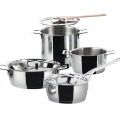 Sale Alessi Pots&Pans sauce pan, 4 pieces Silver-coloured