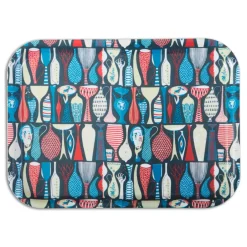 Trays^Opto Design Pottery tray by Stig Lindberg, 36x28 cm Multi