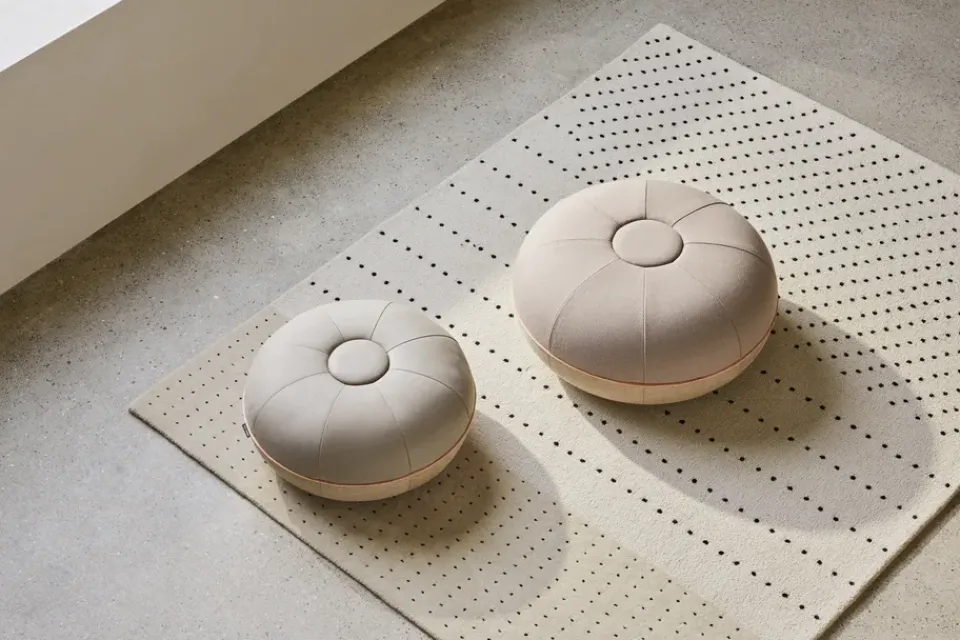 Sale Fritz Hansen Pouf sit pouf small, Light Grey
