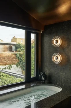 Reading Lamps|Wall Lights^Tom Dixon Press Surface wall lamp mini LED 21,5 cm, Clear Transparent