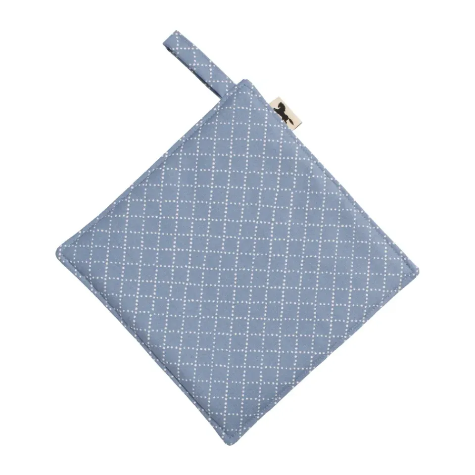 Oven Mitts, Gloves & Pot Holders^Almedahls Prickruta pot holder 23x23 cm, Blue