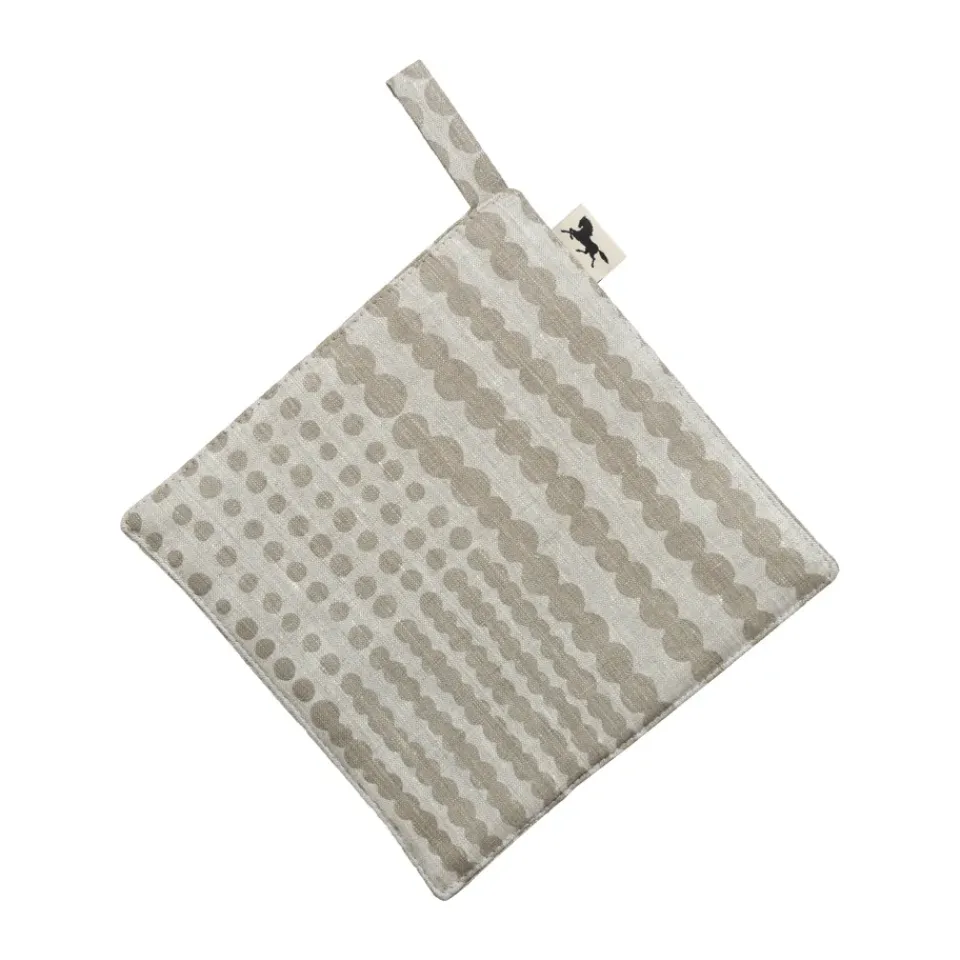 Oven Mitts, Gloves & Pot Holders^Almedahls Pricktyg oven mitt 23x23 cm, Natural-taupe Beige