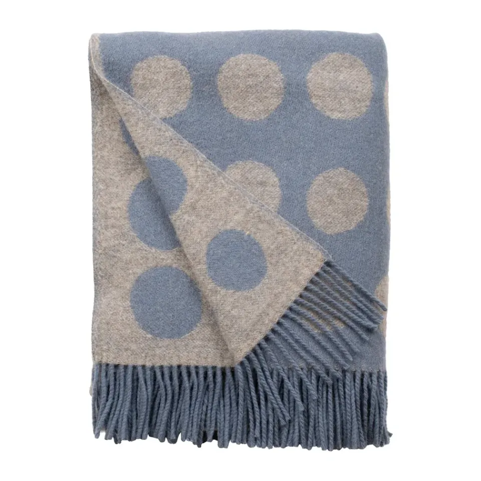 Online Almedahls Pricktyg throw 130x170 cm, -beige Blue