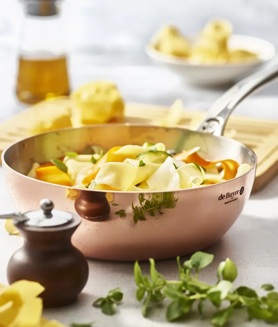 Saucier & Sauté Pans^De Buyer Prima Matera Conical sauce pan, 24 cm Gold-colouredSilver-coloured
