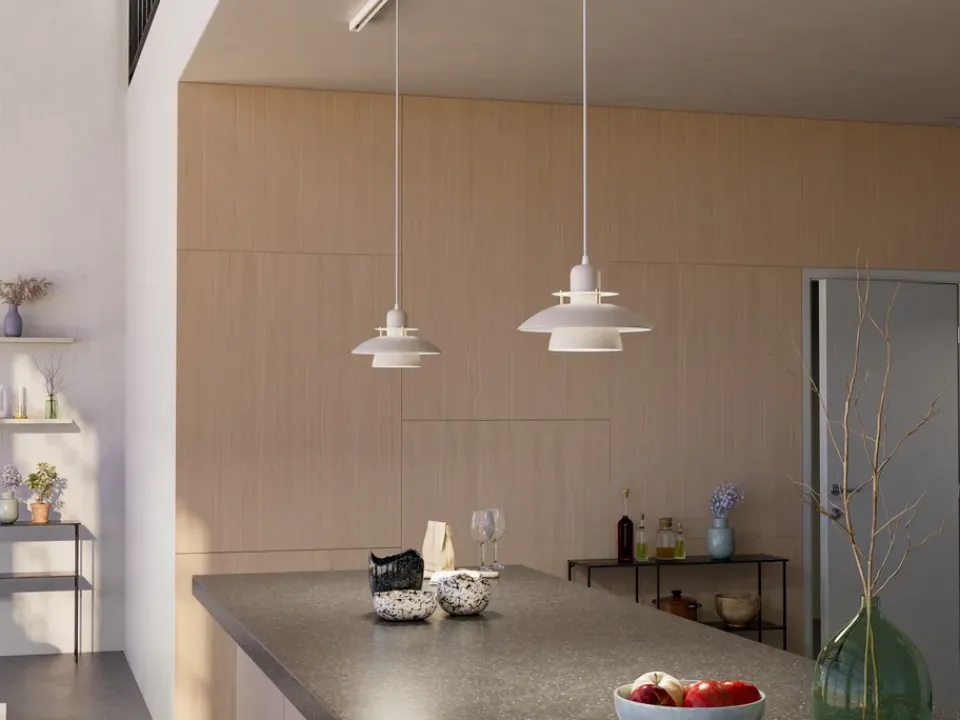 Pendant Lamps^Belid Primus IV pendant Ø28 cm, Sand-brass Beige