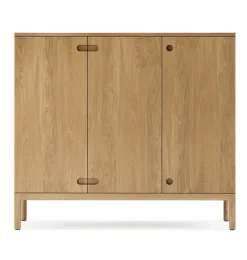 Dressers & Sideboards|Dressers & Sideboards^Stolab Prio tall bench, Oak natural oil. wooden door Beige