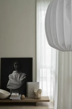 Lampshades^Watt & Veke Prisma lamp shade Ø45 cm linen, White