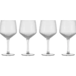 Long Drink & Highball Glasses|Cocktail & Martini Glasses^Scandi Living Pristine Gin & Tonic glass 64 cl 4-pack, Clear Transparent