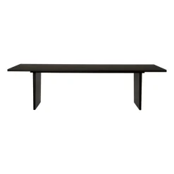 Dining Tables^GUBI Private dining room table 100x260 cm, Brown- stained oak Black